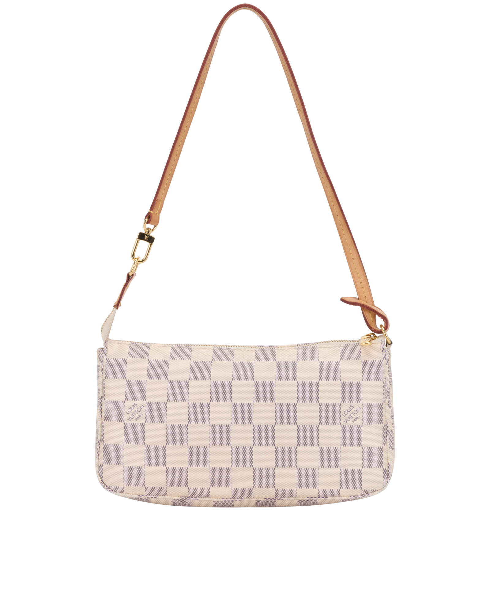Pochette Accessories, &pound;650, Handbags, White, Canvas, Back view